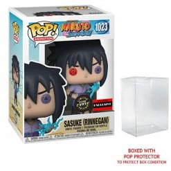 Funko Pop! Naruto Shippuden: Sasuke (Rinnegan) #1023 CHASE + Protector AAA Anime Exclusive