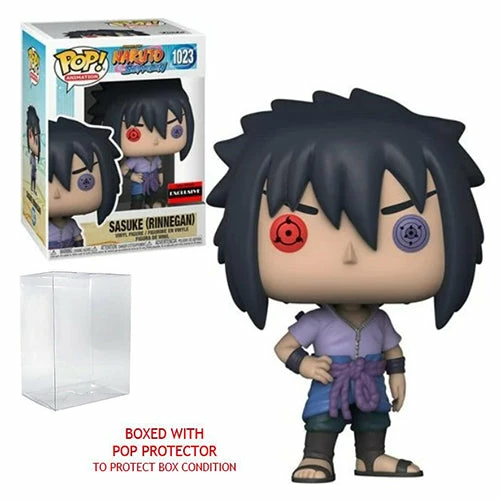 Funko Pop! Naruto Shippuden: Sasuke (Rinnegan) #1023 + Protector AAA Anime Exclusive 6 Funko Pop! Naruto Shippuden: Sasuke (Rinnegan) #1023 + Protector AAA Anime Exclusive