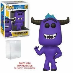 Funko Pop! Monsters Inc: Monsters At Work Tylor Tuskmon Vinyl Figure #1113 + Protector