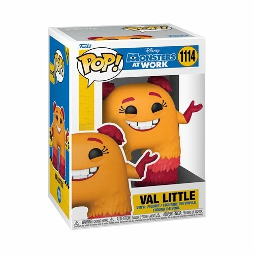 Funko Pop! Monsters Inc: Monsters At Work Val Little Vinyl Figure #1114 + Protector 6 Funko Pop! Monsters Inc: Monsters At Work Val Little Vinyl Figure #1114 + Protector