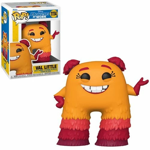 Funko Pop! Monsters Inc: Monsters At Work Val Little Vinyl Figure #1114 + Protector 4 Funko Pop! Monsters Inc: Monsters At Work Val Little Vinyl Figure #1114 + Protector