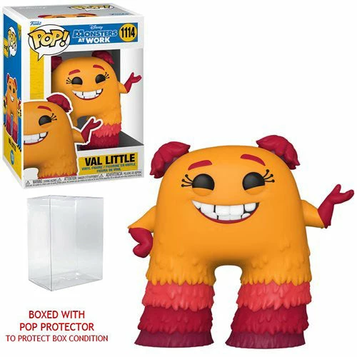 Funko Pop! Monsters Inc: Monsters At Work Val Little Vinyl Figure #1114 + Protector 8 Funko Pop! Monsters Inc: Monsters At Work Val Little Vinyl Figure #1114 + Protector
