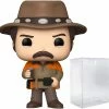 Funko Pop! Park And Recreations Hunter Ron Swanson Vinyl Figure #1150 + Protector
