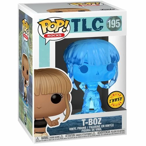 Funko Pop! Rock TLC T-Boz Vinyl Figure #195 CHASE + Protector 6 Funko Pop! Rock TLC T-Boz Vinyl Figure #195 CHASE + Protector