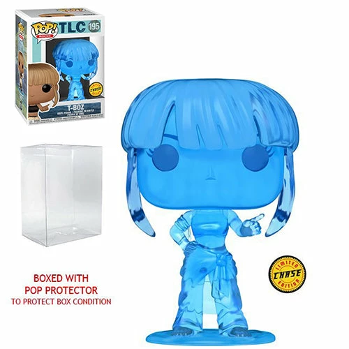 Funko Pop! Rock TLC T-Boz Vinyl Figure #195 CHASE + Protector 8 Funko Pop! Rock TLC T-Boz Vinyl Figure #195 CHASE + Protector