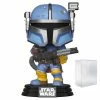 Funko Pop! The Mandalorian Heavy Infantry Vinyl Figure #348 + Protector