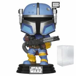 Funko Pop! The Mandalorian Heavy Infantry Vinyl Figure #348 + Protector