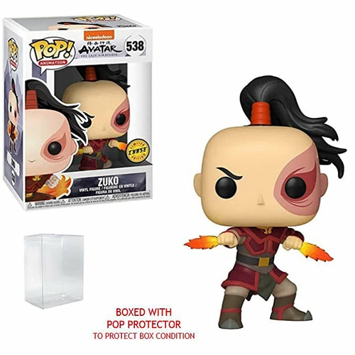Funko Pop! Avatar The Last Airbender: Zuko CHASE Pop! Vinyl Figure #538 + Protector 8 Funko Pop! Avatar The Last Airbender: Zuko CHASE Pop! Vinyl Figure #538 + Protector