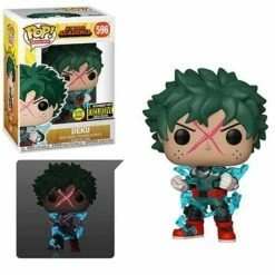 Funko Pop! My Hero Academia: Deku Full Cowl Glow In The Dark Vinyl Figure #596 + Protector
