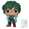 Funko Pop! My Hero Academia: Deku Full Cowl Glow In The Dark Vinyl Figure #596 + Protector 2 Funko Pop! My Hero Academia: Deku Full Cowl Glow In The Dark Vinyl Figure #596 + Protector
