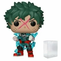 Funko Pop! My Hero Academia: Deku Full Cowl Glow In The Dark Vinyl Figure #596 + Protector