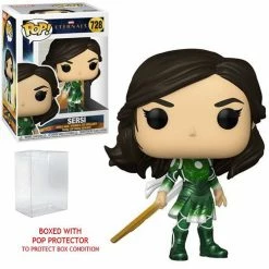 Funko Pop! Marvel Eternals: Sersi Vinyl Figure #728 + Protector