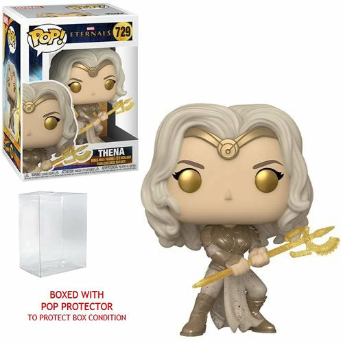 Funko Pop! Marvel Eternals: Thena Vinyl Figure #729 + Protector 8 Funko Pop! Marvel Eternals: Thena Vinyl Figure #729 + Protector