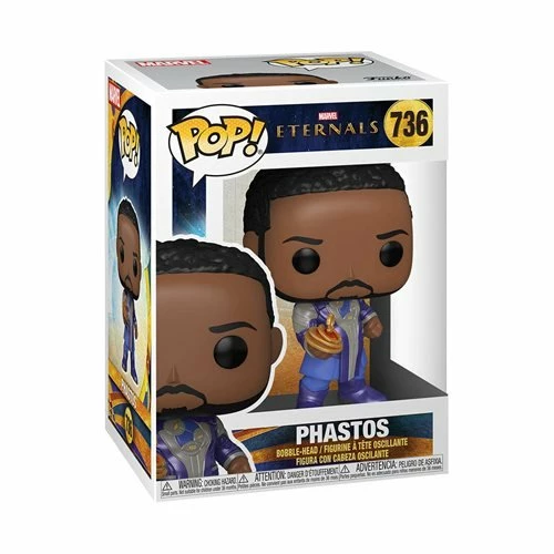 Funko Pop! Marvel Eternals: Phastos Vinyl Figure #736 + Protector 6 Funko Pop! Marvel Eternals: Phastos Vinyl Figure #736 + Protector