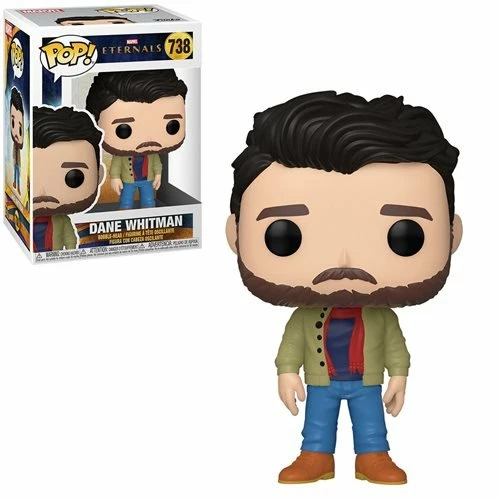 Funko Pop! Marvel Eternals: Dane Whitman (London Outfit) Vinyl Figure #738 + Protector 4 Funko Pop! Marvel Eternals: Dane Whitman (London Outfit) Vinyl Figure #738 + Protector