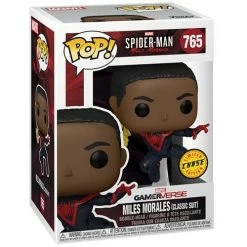 Funko Pop! Spider-Man Miles Morales Classic Suit Vinyl Figure #765 CHASE + Protector