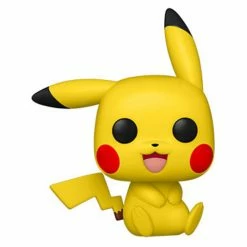 Funko Pop! Pokemon: Pikachu Sitting Vinyl Figure #842 + Protector 10 Funko Pop! Pokemon: Pikachu Sitting Vinyl Figure #842 + Protector