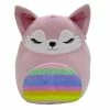 Kellytoys Squishmallows 8" ALESSI The Pink Fox Official Kellytoy Ultrasoft Plush Toy