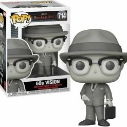 Funko Pop! WandaVision: 50's Vision Black & White #714 + Protector