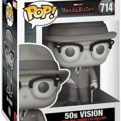 Funko Pop! WandaVision: 50's Vision Black & White #714 + Protector
