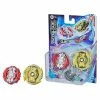 Hasbro Beyblade Burst Surge SlingShock Hyper Sphere Leopard L4 Vs. Master Kerbeus K5 Tops