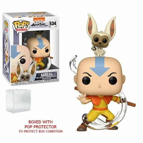 Funko Pop! Avatar: The Last Airbender Aang With Momo Pop! Vinyl Figure #543 3 Funko Pop! Avatar: The Last Airbender Aang With Momo Pop! Vinyl Figure #543