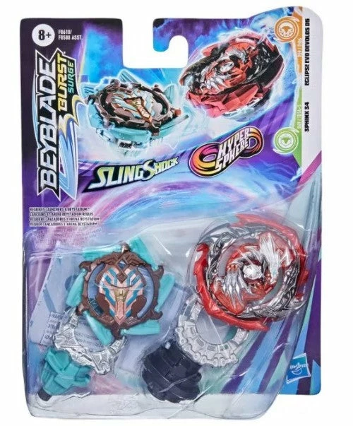 Hasbro Beyblade Burst Surge Sling Shock Hyper Sphere Hyper Sphere Sphinx HS Vs Eclipse Evo D Tops 5 Hasbro Beyblade Burst Surge Sling Shock Hyper Sphere Hyper Sphere Sphinx HS Vs Eclipse Evo D Tops