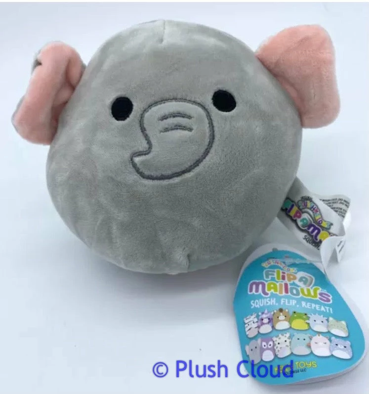 Kellytoys Squishmallows SQUISHMALLOW 5" Flip A Mallow TASHA Snow Tiger & MILA Elephant 5 Kellytoys Squishmallows SQUISHMALLOW 5" Flip A Mallow TASHA Snow Tiger & MILA Elephant