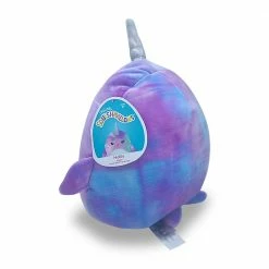 Kellytoys Squishmallows SQUISHMALLOW 8" HALLIE Narwhal Blue Purple