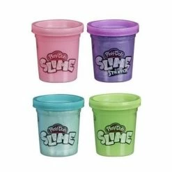 Hasbro Other Fun Collectibles Play-Doh Slime: Super Stretch, And HydroGlitz 12 Color Variety Pack 1.8-Ounce Cans