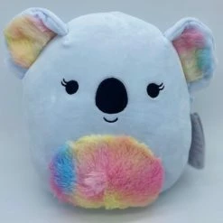 Kellytoys SQUISHMALLOW 8" MAURA Koala Rainbow Fluffy Belly