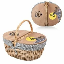 All Picnic Time Other Fun Collectibles The Nightmare Before Christmas Jack And Sally Silhouette Country Picnic Basket