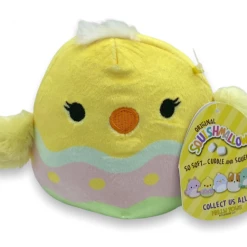 Kellytoys Squishmallows 4.5" AIMEE Chick Easter Egg Yellow - Official Kellytoy Plush Toy