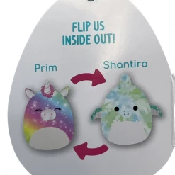 Kellytoys Squishmallow 5" Flip A Mallow PRIM The Unicorn & SHANTIRA The Pterodactyl Dinosaur Squishmallows 16 Kellytoys Squishmallow 5