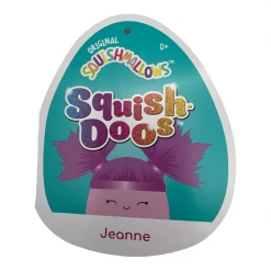 Kellytoys Squishmallows 16" JEANNE Squishdoos Purple Pigtails Pink Octopus - Official Kellytoy Ultrasoft Plush 12 Kellytoys Squishmallows 16