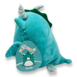 Kellytoys Squishmallows 7" AVRILL The Teal Dragon Official Kellytoy Ultrasoft Plush