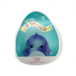 Kellytoys Squishmallows 7" CYAN The Whale - Official Kellytoy Ultrasoft Plush