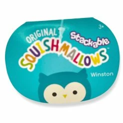 Kellytoys Squishmallows Stackable Mini 5" WINSTON The Teal Owl Official Kellytoy Ultrasoft Plush