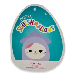 Kellytoys Squishmallows 7" KARINA The Cat In The Squid Costume Official Kellytoy Ultrasoft Plush