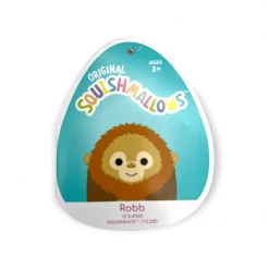Kellytoys Squishmallows 7" ROBB The Brown Orange Orangutan - Official Kellytoy Ultrasoft Plush