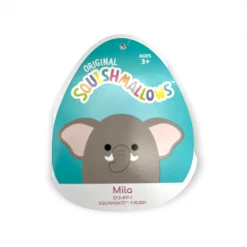 Kellytoys Squishmallows 7" MILA The Grey Elephant - Official Kellytoy Ultrasoft Plush