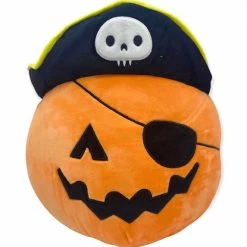 Kellytoys Squishmallows HALLOWEEEN Flip-a-mallow PAXTON Pirate Pumpkin / EMILY Bat 12