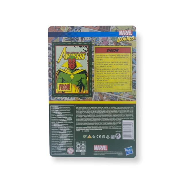 Habro Hasbro Toys The Avengers Vision - Marvel Legends Retro Collection Action Figure 3.75" 5 Habro Hasbro Toys The Avengers Vision - Marvel Legends Retro Collection Action Figure 3.75"