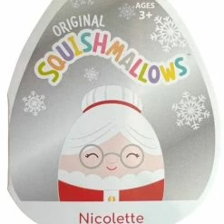 Kellytoys Squishmallows 4.5" NICOLETTE Mrs Claus Official Kellytoy Ultrasoft Plush
