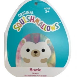 Kellytoys Squishmallows 8" Bowie The Hedgehog Official Kellytoy Ultrasoft Plush