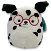 Kellytoys Squishmallows 8" DUSTIN The Dalmatian Dog Official Kellytoy Ultrasoft Plush
