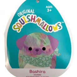 Kellytoys Squishmallows 8" BASHIRA The Bandana Dog Official Kellytoy Ultrasoft Plush