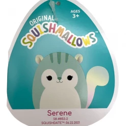 Kellytoys Squishmallows 8" SERENE The Squirrel Official Kellytoy Ultrasoft Plush