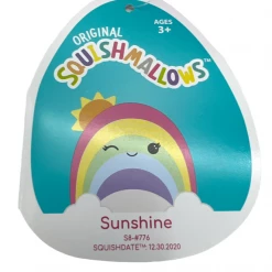 Kellytoys Squishmallows 8" SUNSHINE The Rainbow Official Kellytoy Ultrasoft Plush