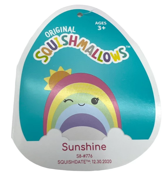 Kellytoys Squishmallows 8" SUNSHINE The Rainbow Official Kellytoy Ultrasoft Plush 4 Kellytoys Squishmallows 8" SUNSHINE The Rainbow Official Kellytoy Ultrasoft Plush